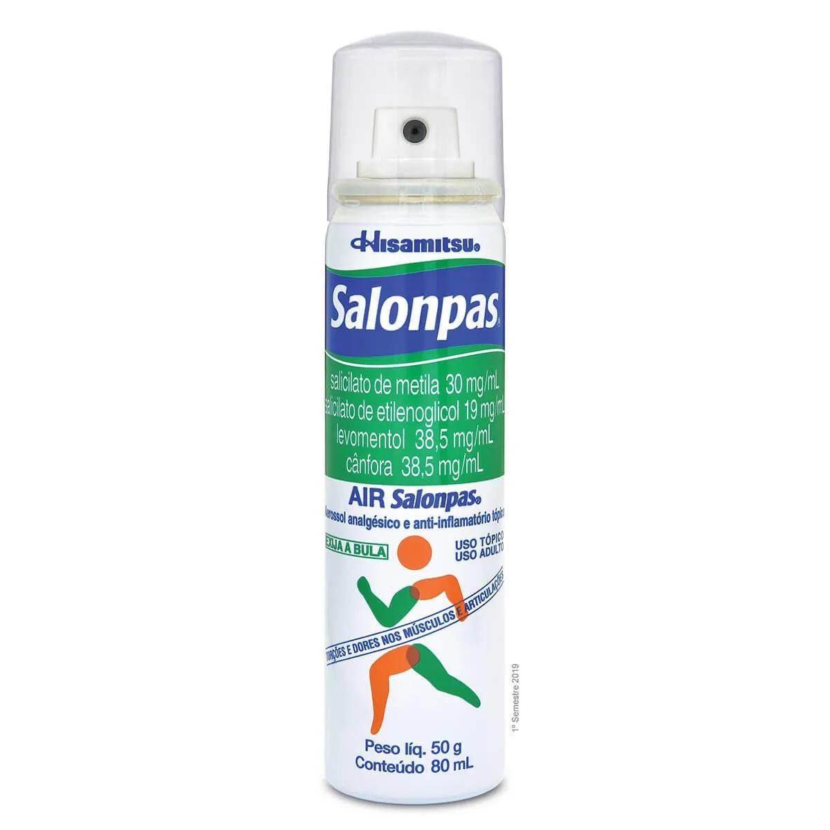 Air Salonpas em Aerosol com 80ml