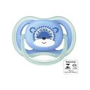 Chupeta Philips Avent Ultra Air Azul Decorada 6 a 18 meses com 1 unidade