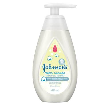 Sabonete Líquido Infantil Johnson’s Recém-Nascido com 200ml