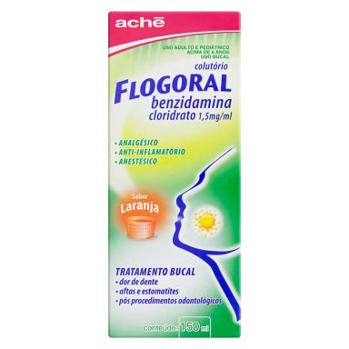 Colutório Flogoral Laranja com 150ml