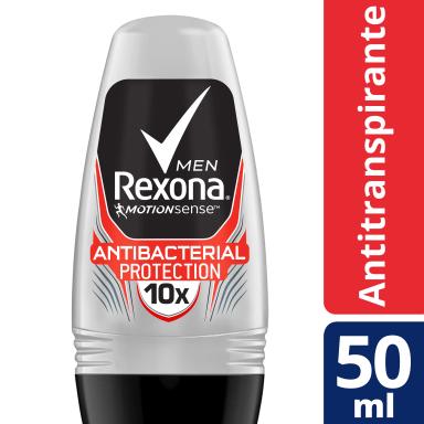 Rexona Men Antibacterial Protection Desodorante Roll-On Masculino com 50ml