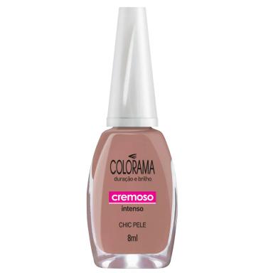 Esmalte Cremoso Colorama Chic Pele com 8ml