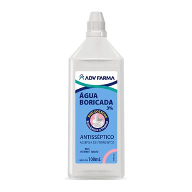 Água Boricada 3% ADV com 100ml
