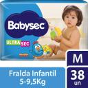 Fralda Babysec UltraSec Mega Galinha Pintadinha M - 38 Unidades