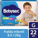 Fralda Babysec UltraSec Galinha Pintadinha G - 22 Unidades