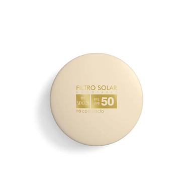 Pó Compacto Adcos Fotoproteção Tonalizante Peach FPS 50 com 11g
