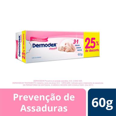 Creme para Prevenção de Assaduras Dermodex Prevent com 60g