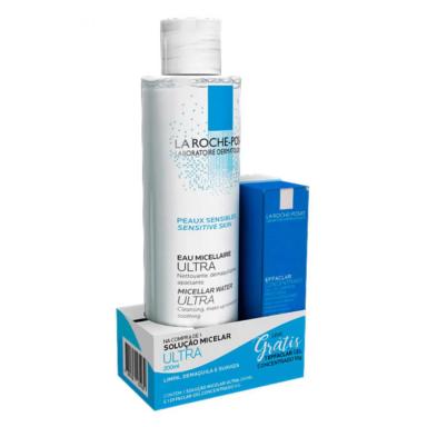 Solução Micelar La Roche Posay Ultra + Gel de Limpeza Concentrado Effaclar