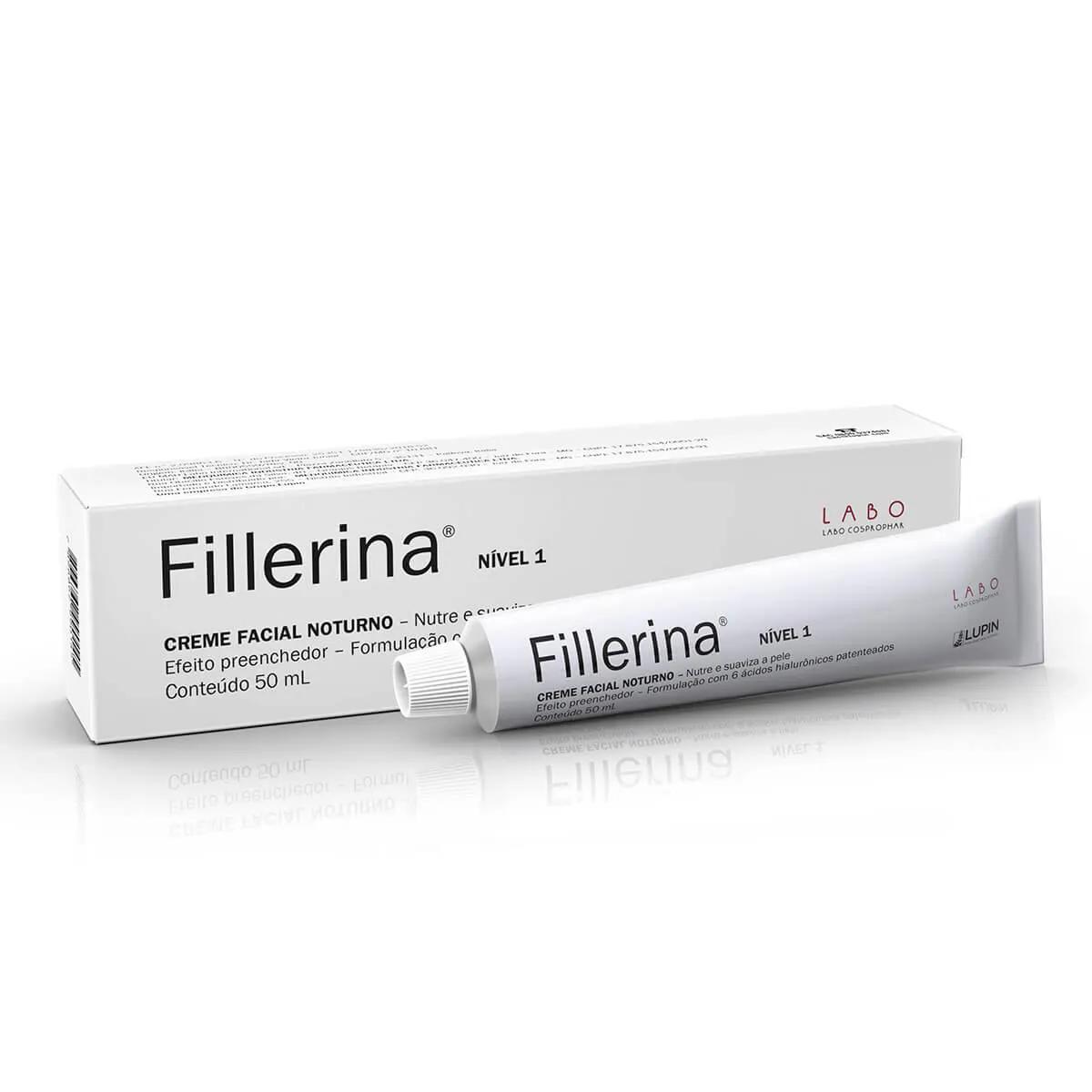 Creme Facial Noturno Fillerina Nível 1 com 50ml