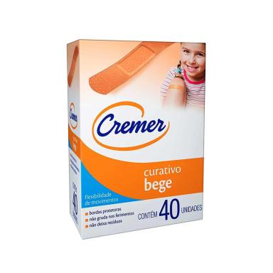 Curativo Cremercare Bege com 40 Unidades