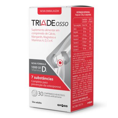 Polivitamínico Triade Osso 30 comprimidos