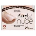 Unhas Auto Colantes Kiss Salon Color Acrylic Media Cashmere