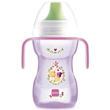 Copo de Treinamento MAM Fun To Drink Rosa 8+ Meses 270ml