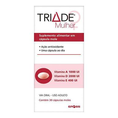 Suplemento Alimentar Triade Mulher com 30 cápsulas