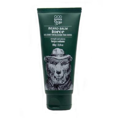 Bálsamo Fortalecedor para Barba QOD Barber Shop Força e Volume com 80g