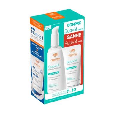 Kit Sabonete Líquido Darrow Suavié com 140ml + 60ml