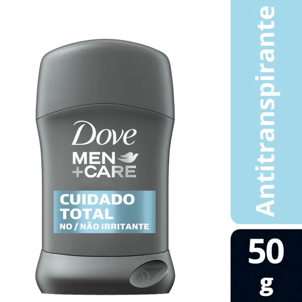 Desodorante Dove Men + Care Cuidado Total Antitranspirante Stick Masculino com 50g