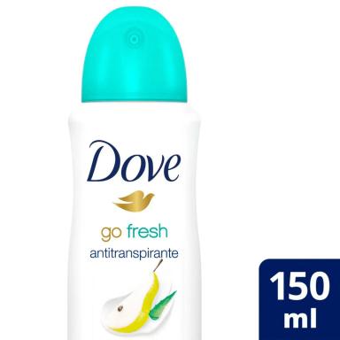 Desodorante Dove Go Fresh Pera e Aloe Vera Aerossol Antitranspirante com 150ml