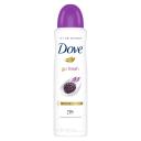 Desodorante Dove Go Fresh Amora e Flor de Lótus Aerossol Antitranspirante com 150ml