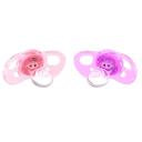 Chupeta Twistshake Rosa e Roxo 0 a 6 meses com 2 unidades