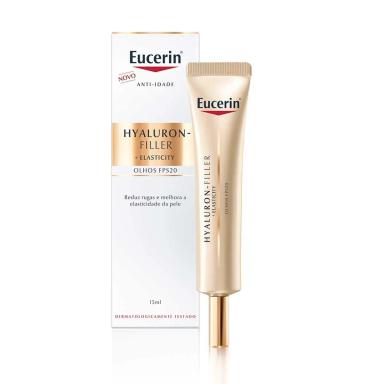Creme Facial Anti-Idade Eucerin Hyaluron-Filler + Elasticity Contorno dos Olhos com 15ml