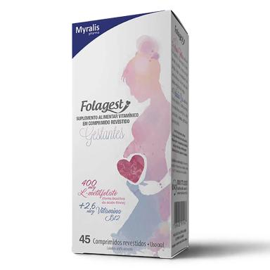 Folagest Gestantes Suplemento Alimentar com 45 comprimidos
