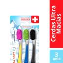 Escova de Dente Elmex Ultra Soft Extra Macia - 3 unidades