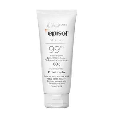 Protetor Solar Facial Episol Sec OC Pele Oleosa FPS 99 com 60g
