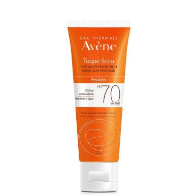 Protetor Solar Emulsão Avène Toque Seco Oil-Free FPS 70 com 40g