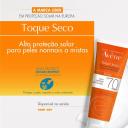 Protetor Solar Emulsão Avène Toque Seco Oil-Free FPS 70 com 40g