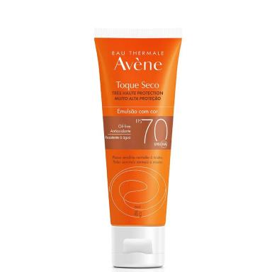 Protetor Solar Facial Avène Emulsão Toque Seco Cor Universal FPS 70 com 40g