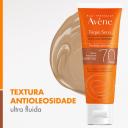 Protetor Solar Facial Avène Emulsão Toque Seco Cor Universal FPS 70 com 40g
