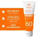 Protetor Solar Facial Sem Cor Actine FPS 60 com 40g