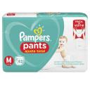 Fralda Pampers Pants Ajuste Total M - 42 Unidades