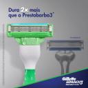 Barbeador Gillette Mach3 Sensitive Acqua Grip 1 aparelho + 2 cargas