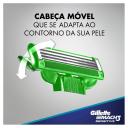 Barbeador Gillette Mach3 Sensitive Acqua Grip 1 aparelho + 2 cargas