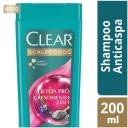 Shampoo Clear Anticaspa Detox Pró-crescimento  2 em 1 com 200ml