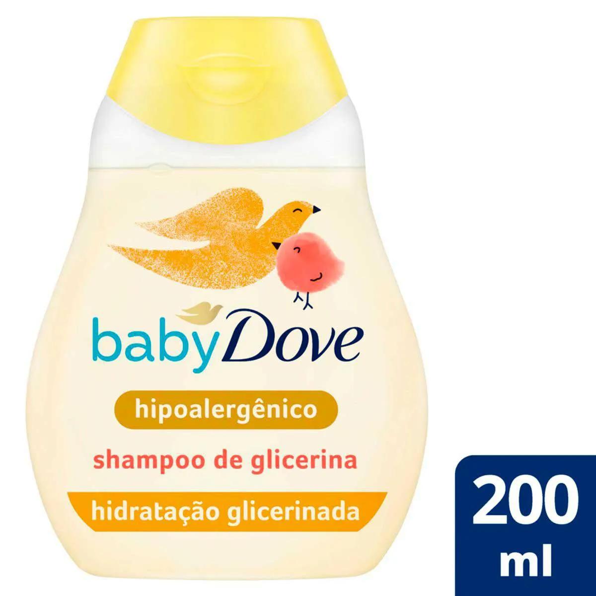 Shampoo de Glicerina Baby Dove Hidratação Glicerinada 200ml