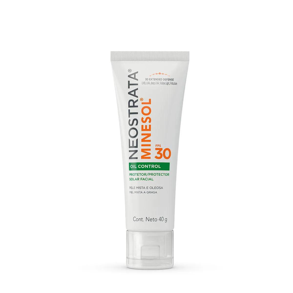 Protetor Solar Facial NeoStrata Minesol Oil Control Pele Oleosa FPS 30 com 40g
