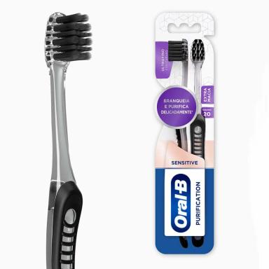 Escova de Dente Oral-B 3D White Whitening Therapy Purification com 2 unidades