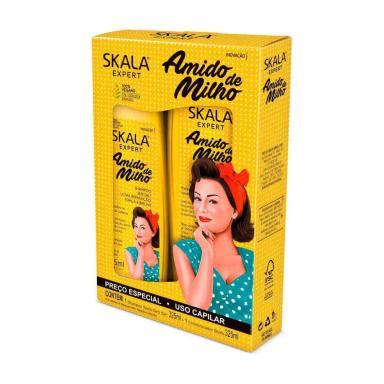 Kit Skala Expert Amido de Milho com 1 Shampoo + 1 Condicionador com 325ml cada