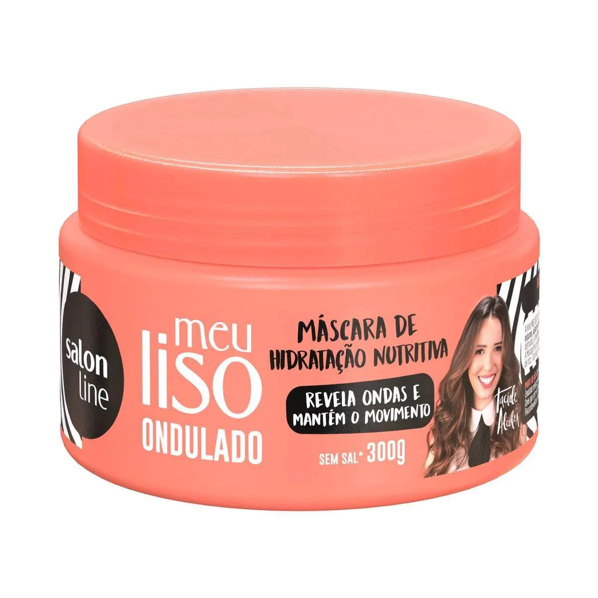 Máscara de Hidratação Nutritiva Salon Line Meu Liso Ondulado By Taciele Alcolea com 300g