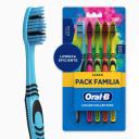 Escova de Dente Oral-B Color Collection Macia Pack Família com 5 unidades