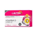Vitamina D 1.000UI Lavitan com 30 comprimidos