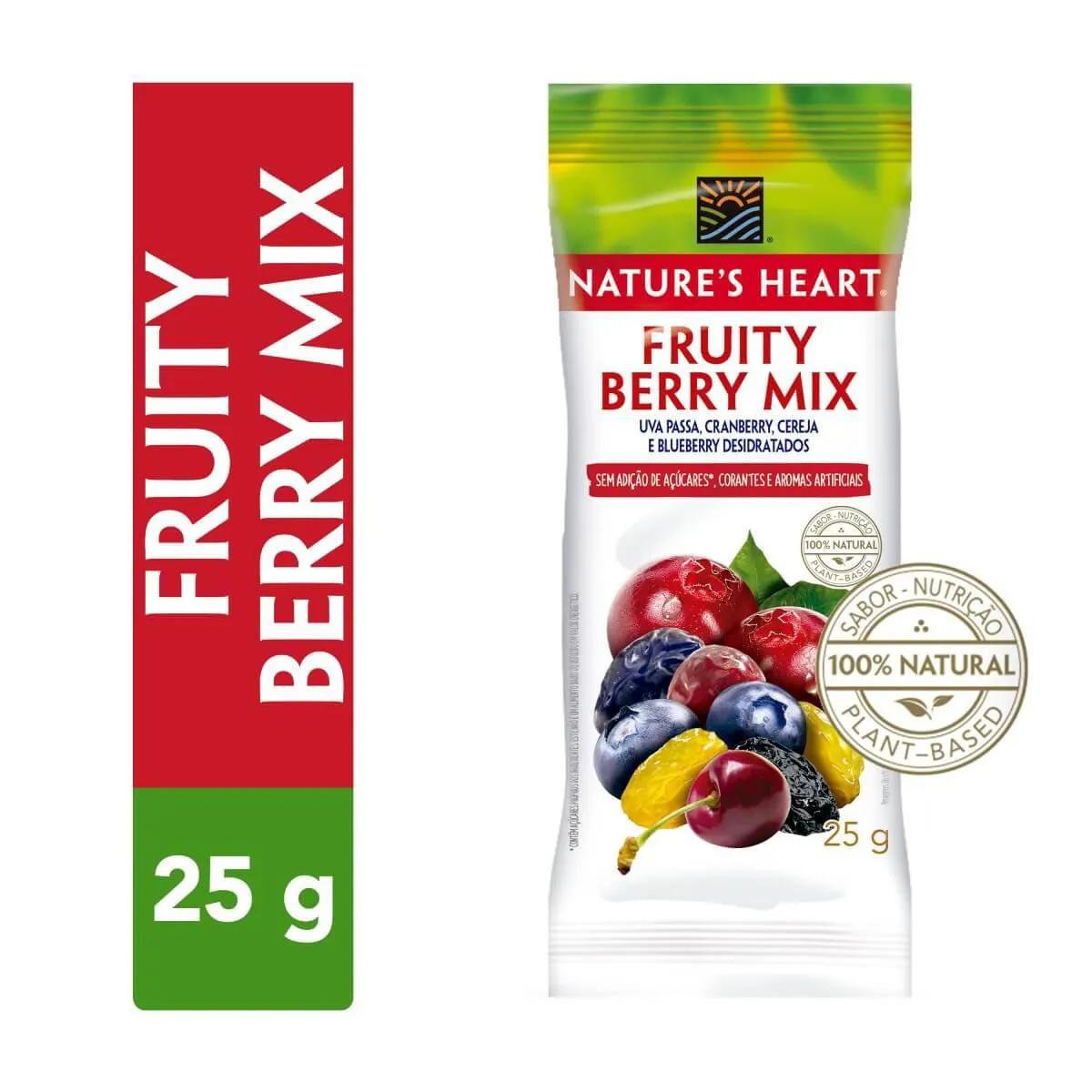Snack Nature's Heart Fruity Berry Mix 25g