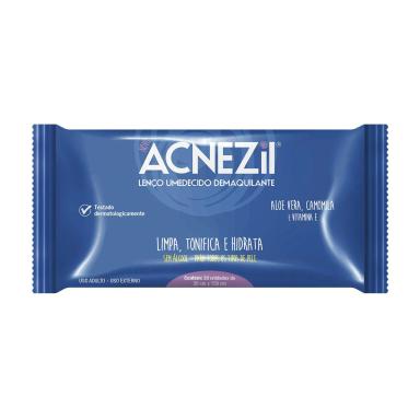 Teste - Lenço Demaquilante Acnezil com 20 unidades