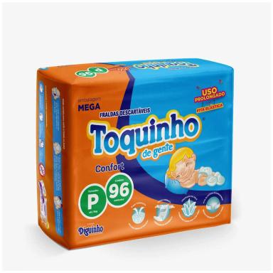 Fralda Toquinho de Gente Confort P 96 Unidades