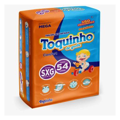 Fralda Toquinho de Gente Confort SXG 54 Unidades