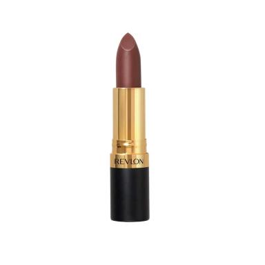 Batom Revlon Super Lustrous Cor Deep Purple Efeito Matte com 1 unidade de 4,2g
