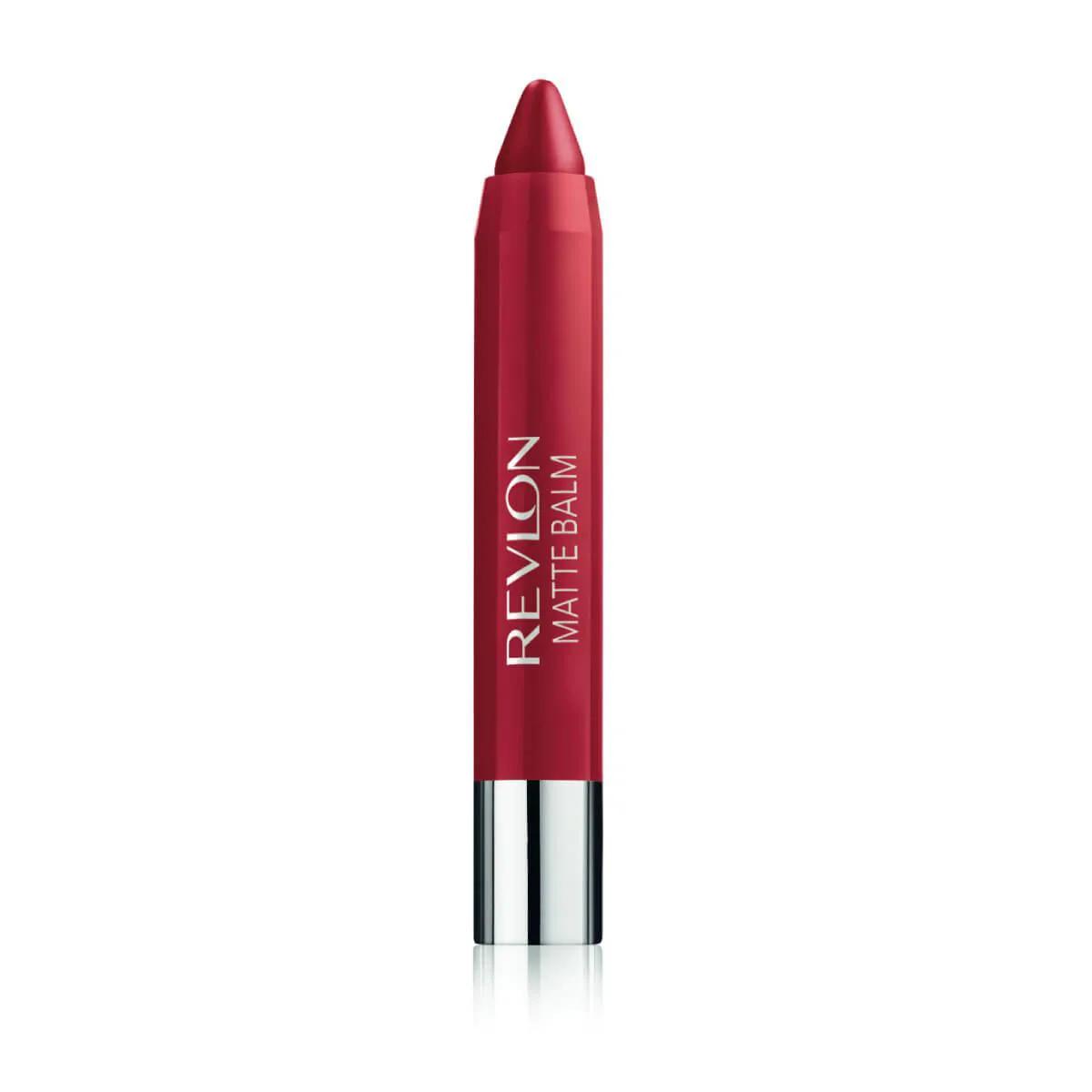 Batom Lápis Revlon Colorburst Matte Balm Cor Fiery com 1 unidade